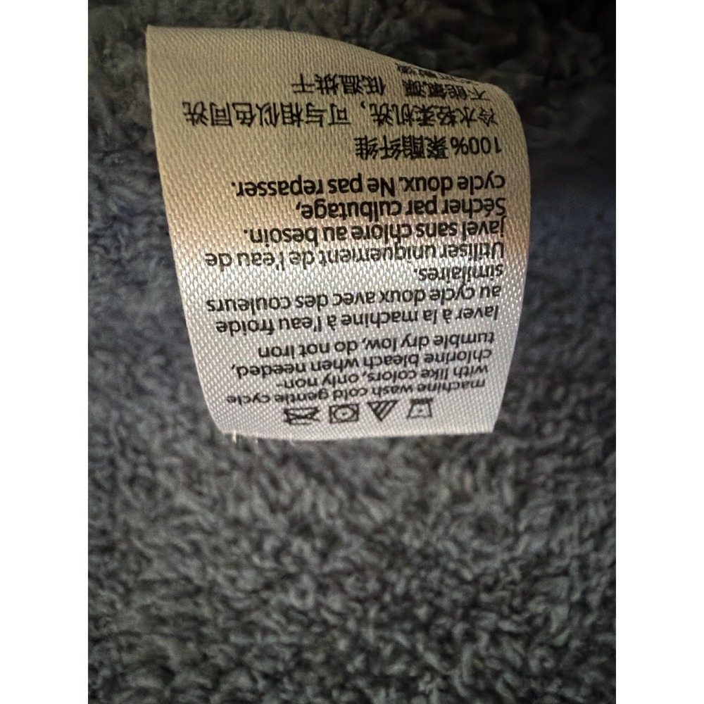 Barefoot Dreams CozyChic Shawl Cardigan Blue Gray XL BDWCC21556 Open Front - Picture 4 of 5